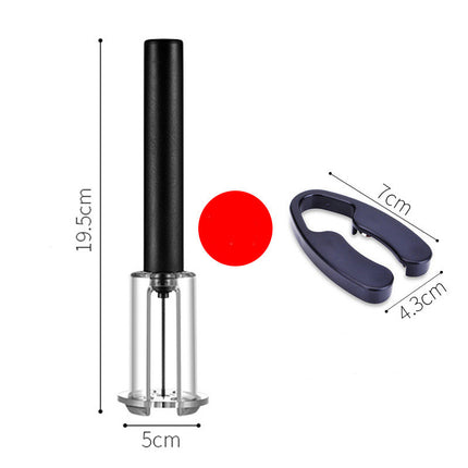 Compact Air Pump Wine Bottle Opener & Stainless Steel Cork Remover