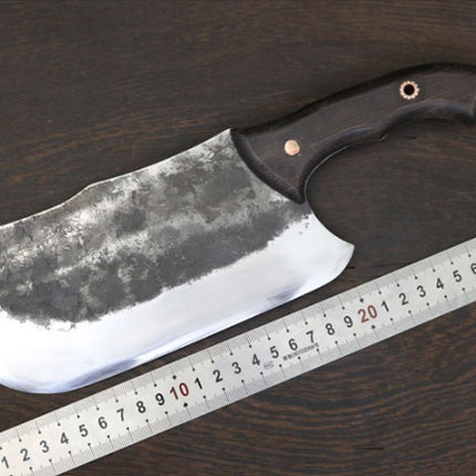 Traditional hand-forged round head chopper