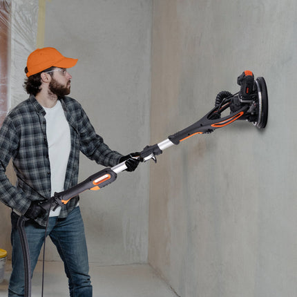 Drywall Sander — 900W Drywall Sander, Variable Speed (800–1800 RPM) with Self-Suction & Brush Motor