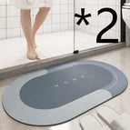 2pcs Blue oval / 40x60cm