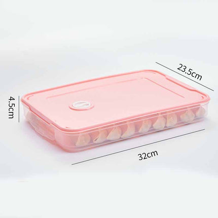 Large Food-Grade Kitchen Storage Container – Portable Fridge Organizer Box