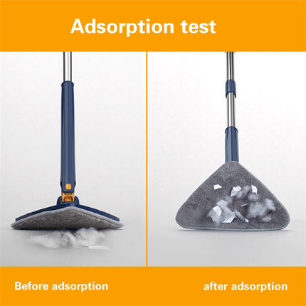 Extendable Triangle Mop 360 Rotatable Adjustable 110 Cm Cleaning Mop For Tub Tile Floor Wall Cleaning
