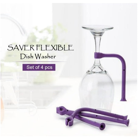 Silicone Stemware Saver Tethers – 4 Pack