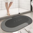 Dark Grey oval / 40cmx160cm