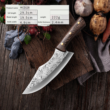 Forged Stainless Steel Meat Deboning Chopper – Manganese Steel Butcher Knife