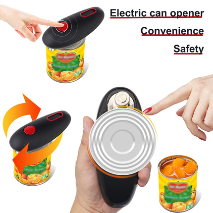 Cordless Automatic Electric Can & Bottle Opener – One-Touch Kitchen Tool