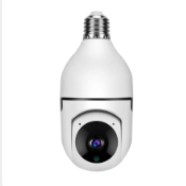 1080P WiFi Bulb Camera – 4X Zoom, E27 Socket, 5G WiFi Security Monitor