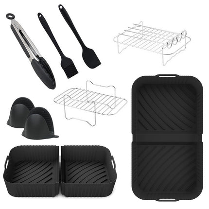 High Temperature Resistance Air Fryer Silicone Baking Tray Air Fryer Accessories