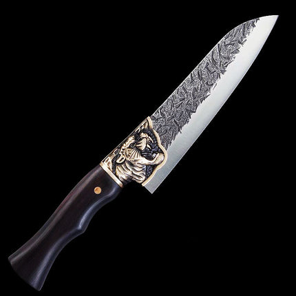 Hammer pattern chopper kitchen knife