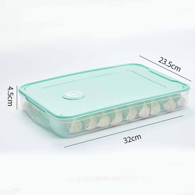 Large Food-Grade Kitchen Storage Container – Portable Fridge Organizer Box