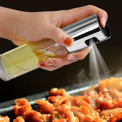 Leakproof BBQ Oil & Vinegar Sprayer – Push Pump Bottle for Cooking & Kitchen Use