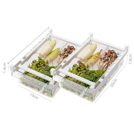 Adjustable Refrigerator Storage Rack – Pull-Out Kitchen Organizer Shelf for Fridge & Freezer