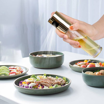 Leakproof BBQ Oil & Vinegar Sprayer – Push Pump Bottle for Cooking & Kitchen Use