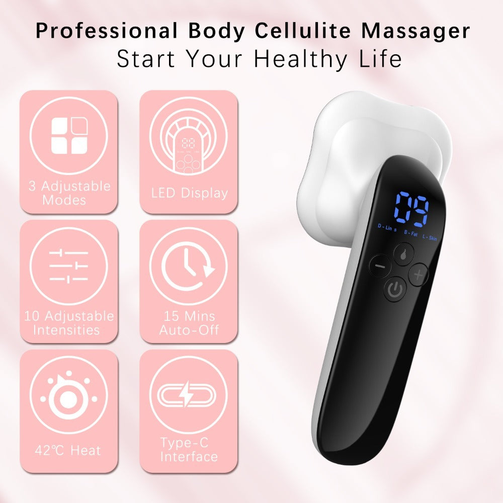 This Electric Body Sculpting Massager Can Be Used On Multiple Areas Including The Abdomen, Arms, Legs, And More.