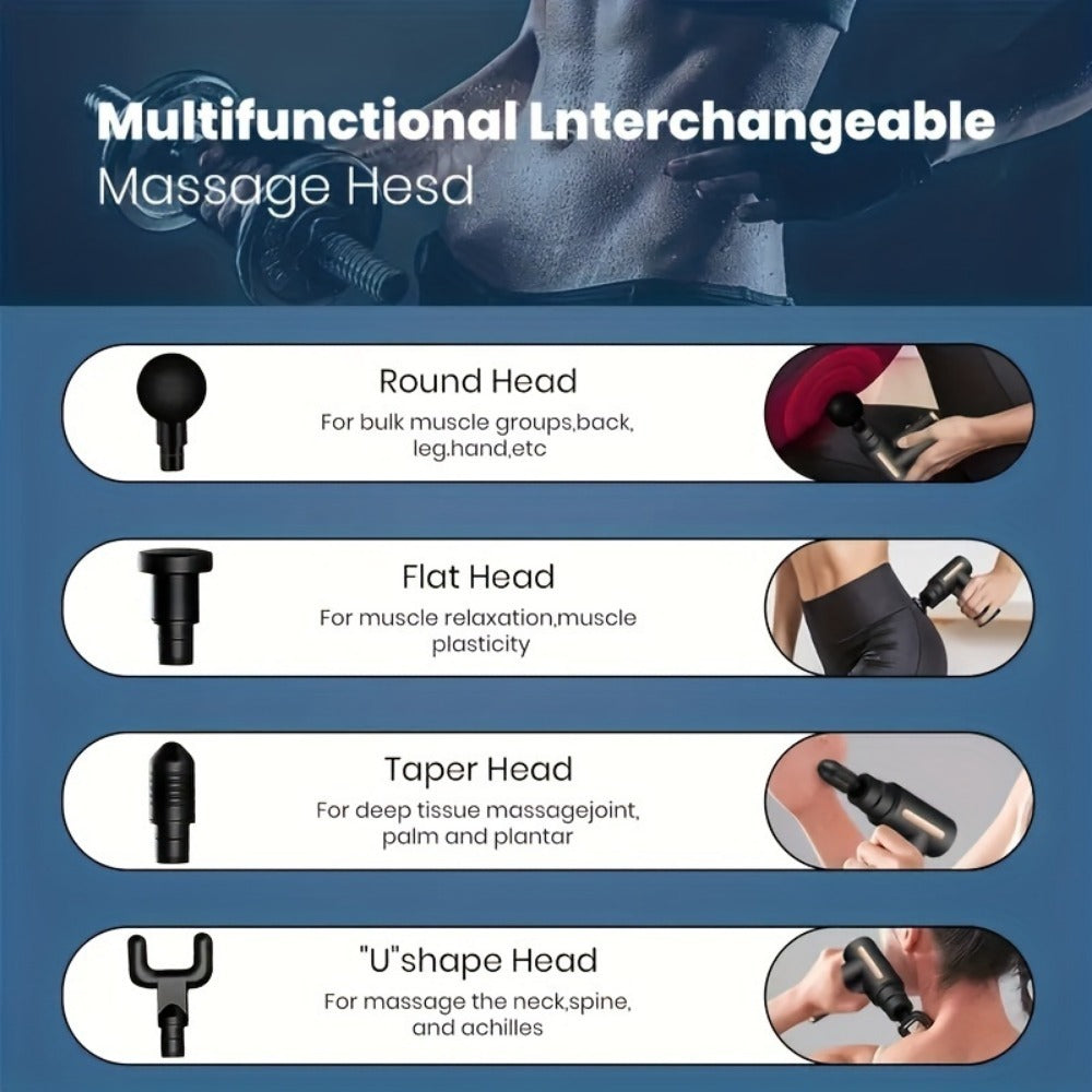 Random Household Portable Muscle Relaxer Small Massager Mini Fascia Gun