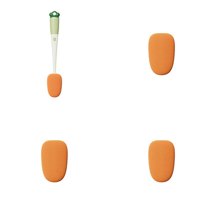 3 In 1 Multifunctional Cleaning Cup Washer Brush Long Handle Carrot Water Bottle Cleaning Brush