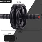 Black double wheels