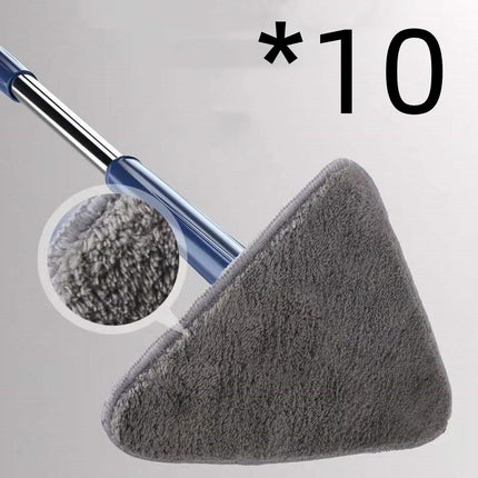 Extendable Triangle Mop 360 Rotatable Adjustable 110 Cm Cleaning Mop For Tub Tile Floor Wall Cleaning