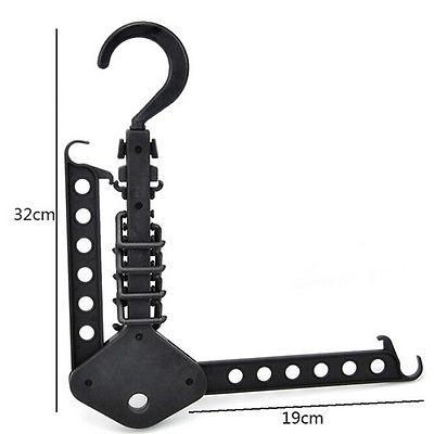 Minimalist Multifunctional Folding Hanger Rack – Space-Saving Closet Organizer