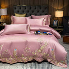 Pink Bean Paste B / 1.5M Fitted Sheet