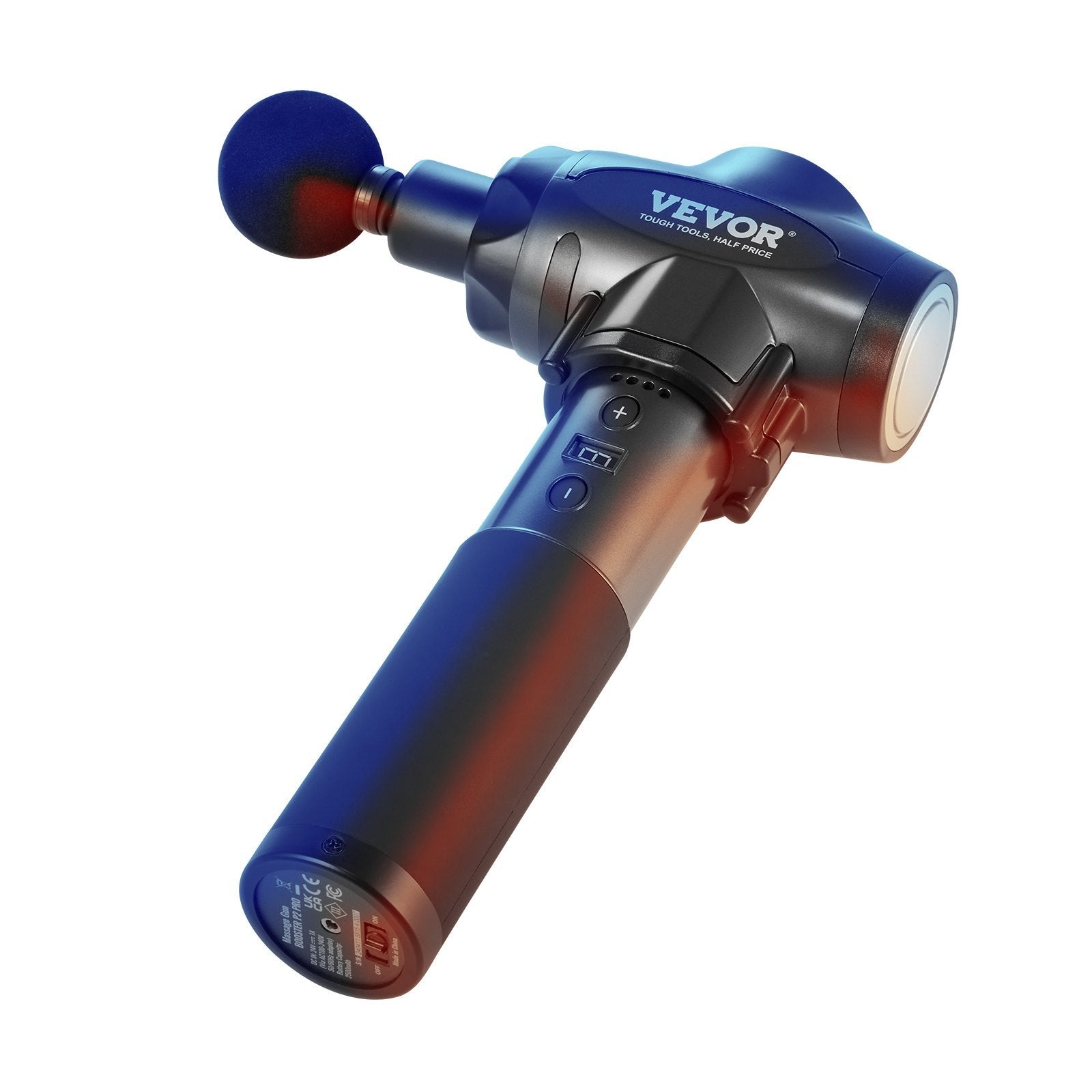 VEVOR Massage Gun Deep Tissue Massager For Athletes, Handheld Electric Massage Gun For Pain Relief, Muscle Relaxation