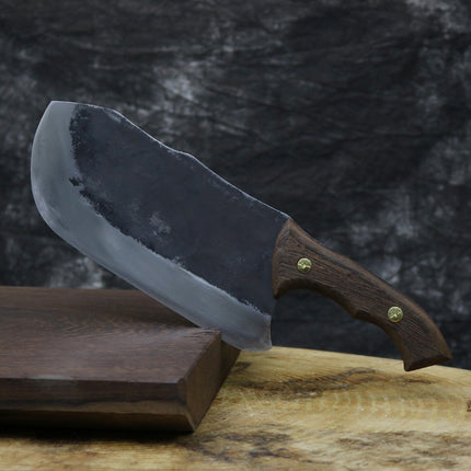 Traditional hand-forged round head chopper
