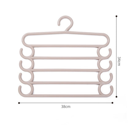 Stainless Steel Multi-Layer Pants Hanger – Space-Saving Closet Storage Rack