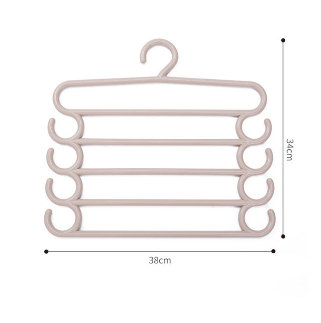 Stainless Steel Multi-Layer Pants Hanger – Space-Saving Closet Storage Rack