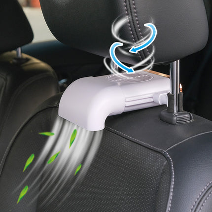 Magnetic Car Cooling Fan with Wireless Charging – Silent USB 3-Speed Adjustable Rear Seat Cooler