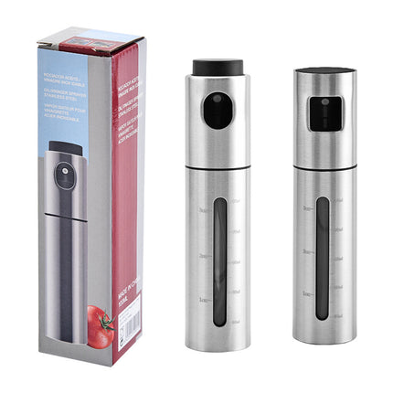 Stainless Steel Oil Sprayer – Press-Type Olive Oil Mister for Kitchen & BBQ