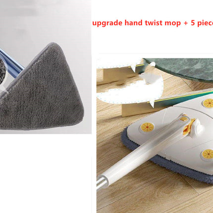Extendable Triangle Mop 360 Rotatable Adjustable 110 Cm Cleaning Mop For Tub Tile Floor Wall Cleaning