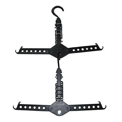Minimalist Multifunctional Folding Hanger Rack – Space-Saving Closet Organizer