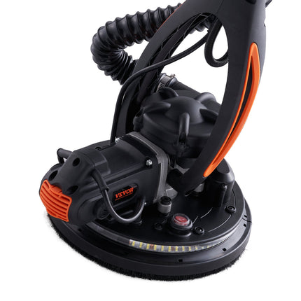 Drywall Sander — 900W Drywall Sander, Variable Speed (800–1800 RPM) with Self-Suction & Brush Motor