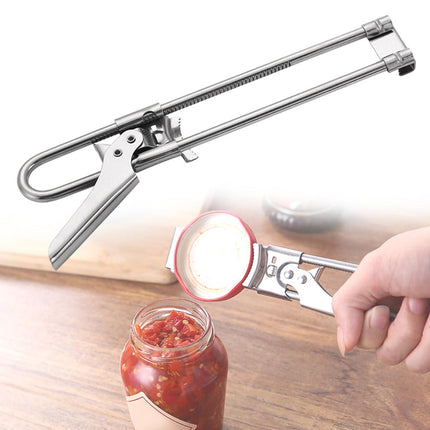 Multifunctional Adjustable Stainless Steel Jar & Bottle Opener