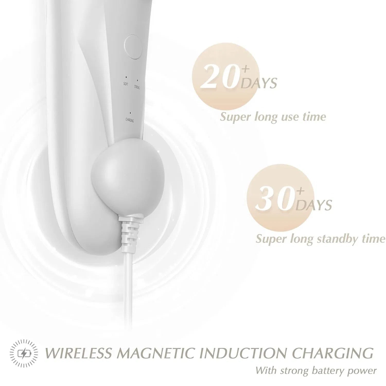 Facial Cleansing Brush With 3 Brush Heads For Daily Skin Care, Rechargeable And Gentle Face Exfoliator