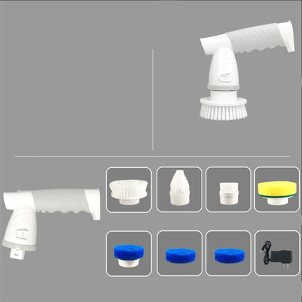 Household Automatic Long Handle Multifunctional Electric Cleaning Brush