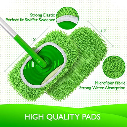 Mop Chenille Flat Mop Pad Water-absorbing Replacement