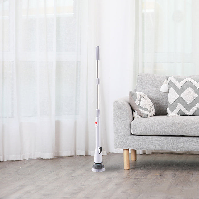 Multifunctional Electric Cleaning Brush with Telescopic Rod