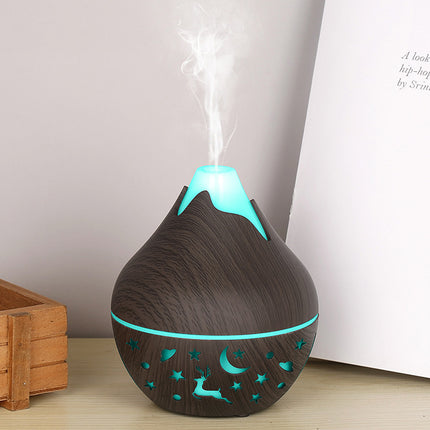 Small Vase Portable USB Aroma Diffuser – Car-Mounted Air Conditioning Mini Humidifier