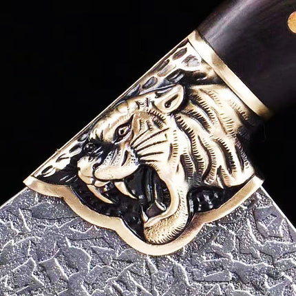 Hammer pattern chopper kitchen knife