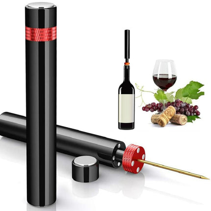 Compact Air Pump Wine Bottle Opener & Stainless Steel Cork Remover