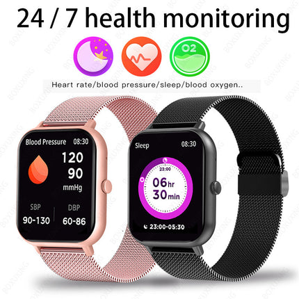 ZL54C Smart Watch with AI Voice Assistant, Heart Rate, Blood Oxygen & Sleep Monitoring