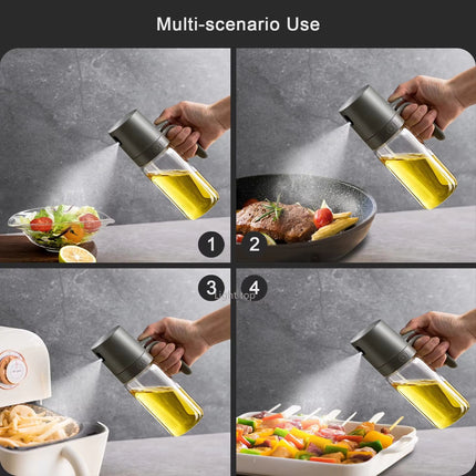 Glass Oil Sprayer Bottle – Olive Oil Mister & Dispenser for BBQ, Baking & Kitchen Use
