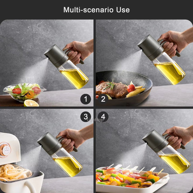 Glass Oil Sprayer Bottle – Olive Oil Mister & Dispenser for BBQ, Baking & Kitchen Use