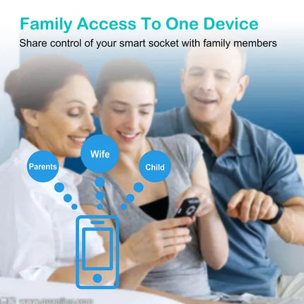 Smart WiFi Plug Socket – App Remote Control, Timer, Alexa & Google Compatible (US)