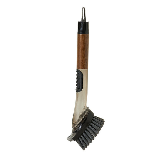 Multifunctional Walnut Two-in-one Liquid Adding Cleaning Brush