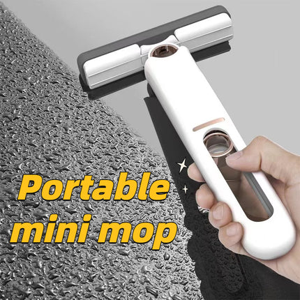 New Portable Self-Squeeze Mini Mop, Hand Wash-Free Strong Absorbent Mop