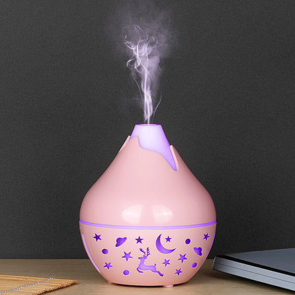 Small Vase Portable USB Aroma Diffuser – Car-Mounted Air Conditioning Mini Humidifier