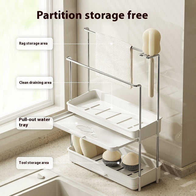 Multi-layer Rag Storage Rack Kitchen Storage Rack
