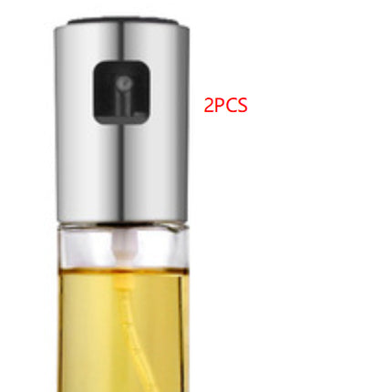 Leakproof BBQ Oil & Vinegar Sprayer – Push Pump Bottle for Cooking & Kitchen Use